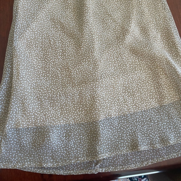 Chic Faith Love and Passion Brown Polka Dot Dress: Size 6, Long - Picture 4 of 4